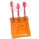 Mini Bar Wallet Leer - Oranje 