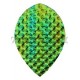 Flight Iridescent Embossed Pear - 005 Groen