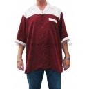 Blouse type 4 - Bordeaux-Roze