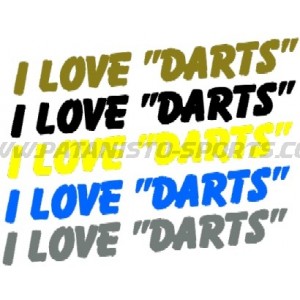 I LOVE "DARTS" - (Balloon Extra)