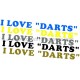 I LOVE "DARTS" - (Coopa Black)