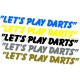 "LET'S PLAY DARTS" - (Balloon Extra)
