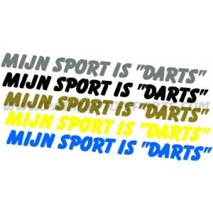 MIJN SPORT IS "DARTS" - (Balloon Extra)