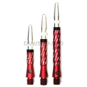 Shaft Super Spin Alloy Diamond Cut DC1 Darsus Medium - Rood