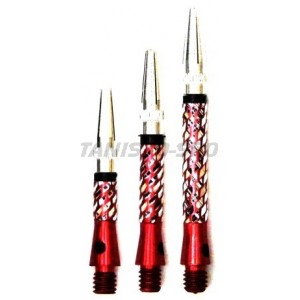Shaft Super Spin Alloy Diamond Cut DC2 Darsus Short - Rood