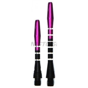 Shaft Two Tone Regrooved Medium - Zwart Paars 
