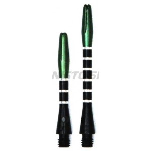 Shaft Two Tone Regrooved Medium - Zwart Groen