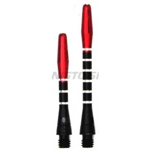 Shaft Two Tone Regrooved Medium - Zwart Rood