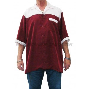 Blouse type 4 - Bordeaux-Roze - XL