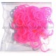 Nopjes Loombands Roze 100 Stuks
