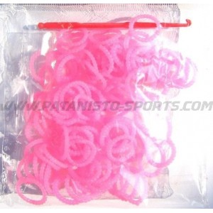 Nopjes Loombands Licht Roze 100 Stuks