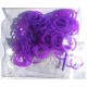 Nopjes Loombands Paars 100 Stuks