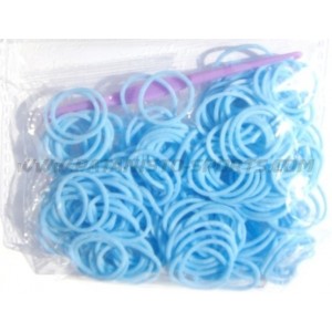 Loombands Licht Blauw 200 Stuks
