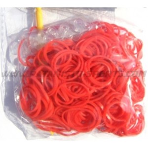 Loombands Rood 300 Stuks