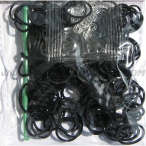 Loombands Zwart 200 Stuks