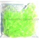 Two Tone Loombands Jelly Groen-Doorzichtig 200 Stuks