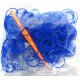 Loombands Jelly Blauw 200 Stuks